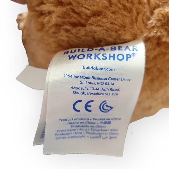 Build A Bear Workshop Chocolate Chunk Pup Soft Brown Plush Toy Animal - Picture 7 of 8